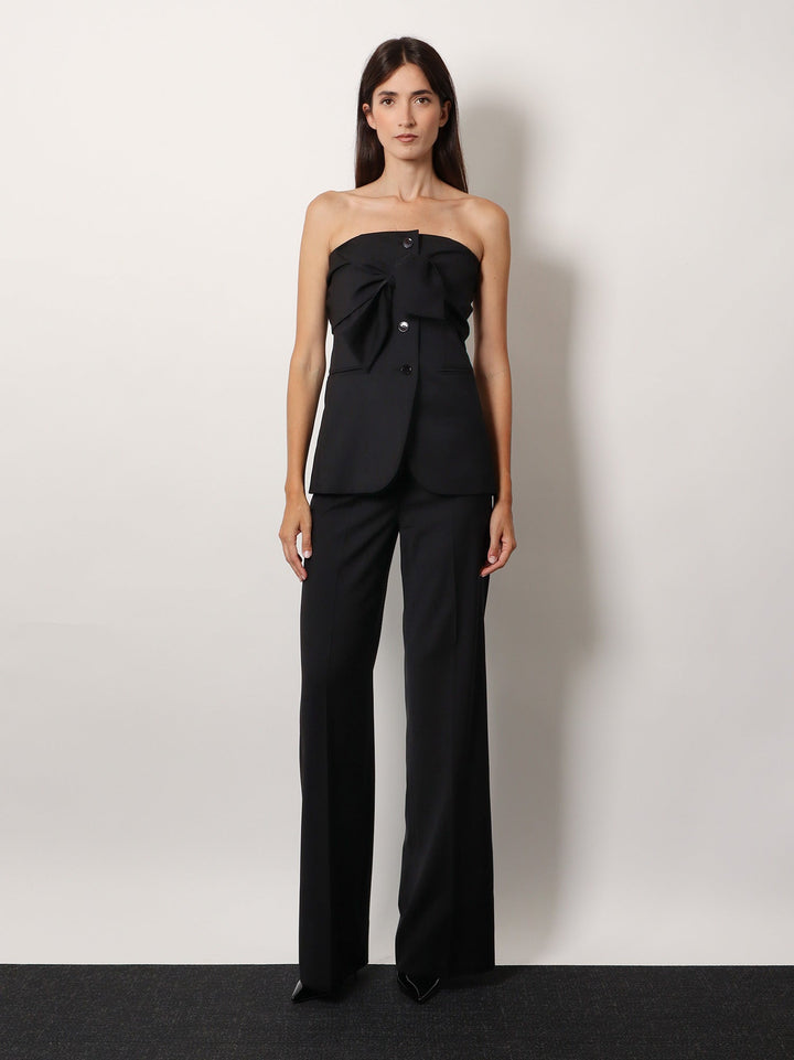 Max Mara Women Fernet Virgin Wool Trousers