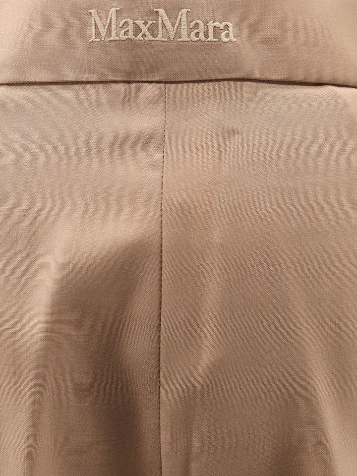 Max Mara Women Fernet Virgin Wool Trousers