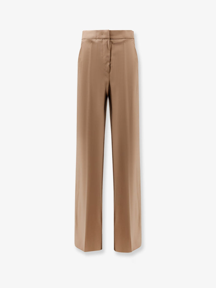 Max Mara Women Fernet Virgin Wool Trousers