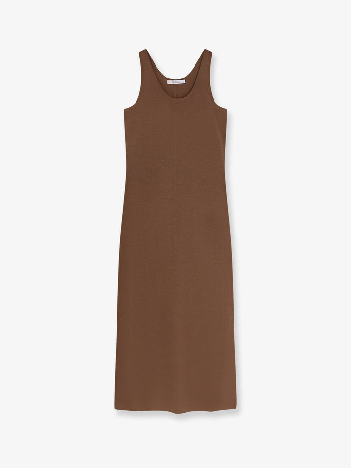 Max Mara Women Aceri Virgin Wool Long Dress