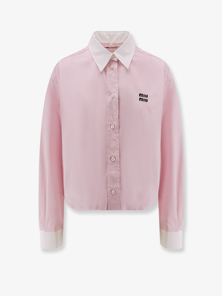 Miu Miu Women Cotton Poplin Shirt