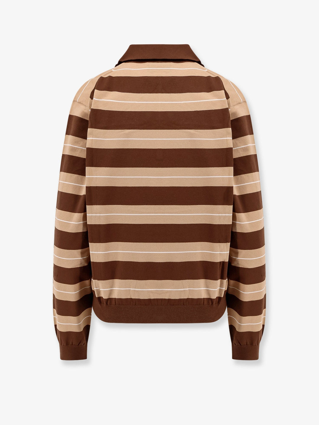 Miu Miu Women Striped Cotton Polo Shirt