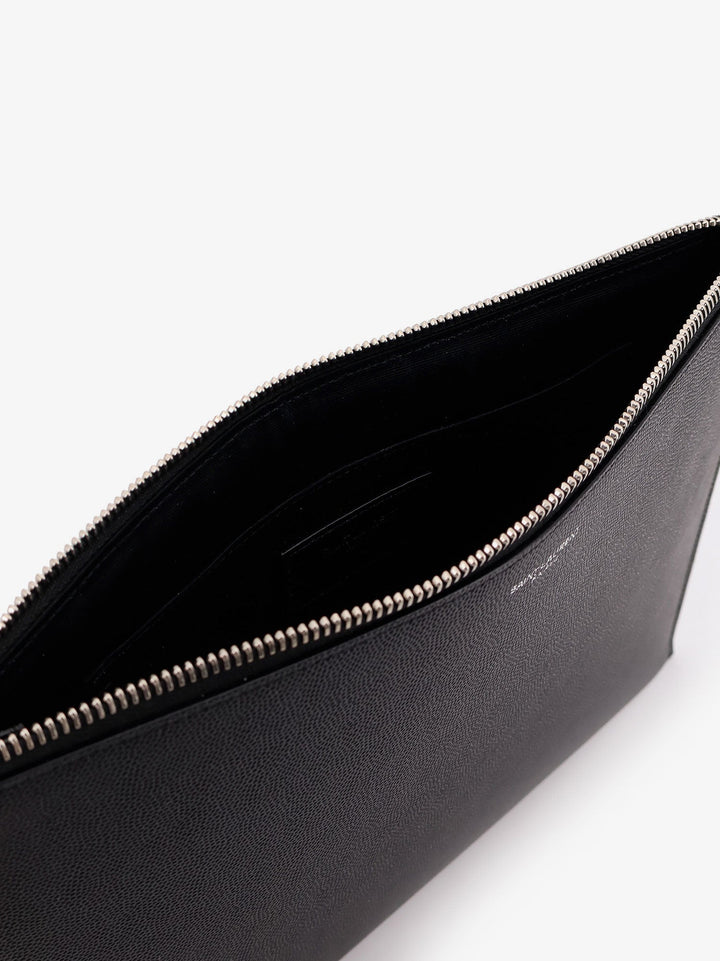 Saint Laurent Men Leather Ipad Holder