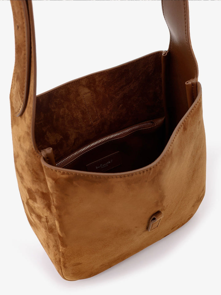 Saint Laurent Women Le 5 Ã€ 7 Suede Shoulder Bag
