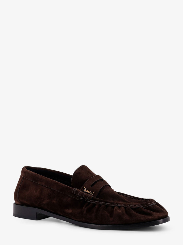 Saint Laurent Men Le Loafer 15 Moc Suede Loafers