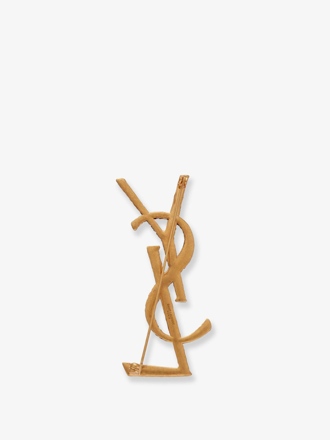 Saint Laurent Women Cassandre Ysl Metal Brooch