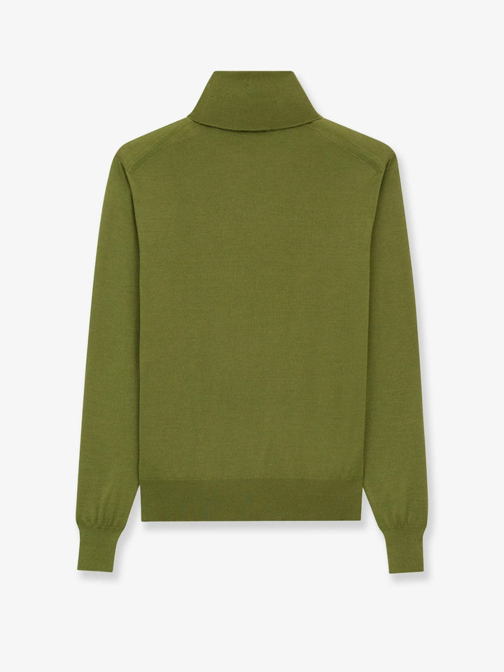 Saint Laurent Men Cashmere, Wool And Silk Turtleneck Sweater