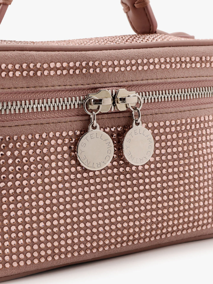 Stella Mccartney Women Shaggy Deer Beauty Case With Rhinestones