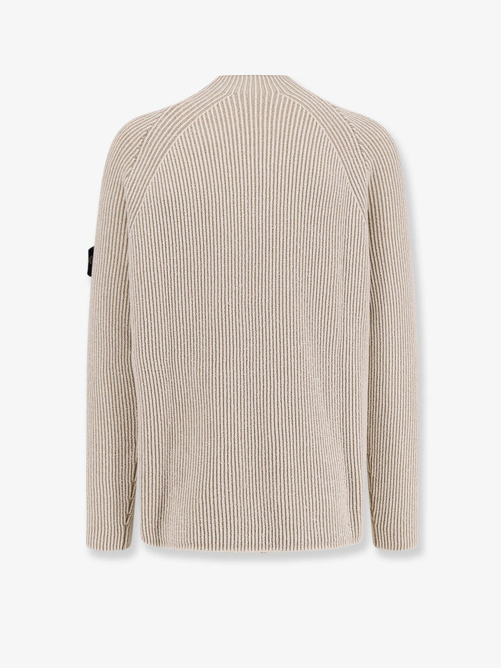 Stone Island Men Certified Virgin Wool And Cotton Sweater