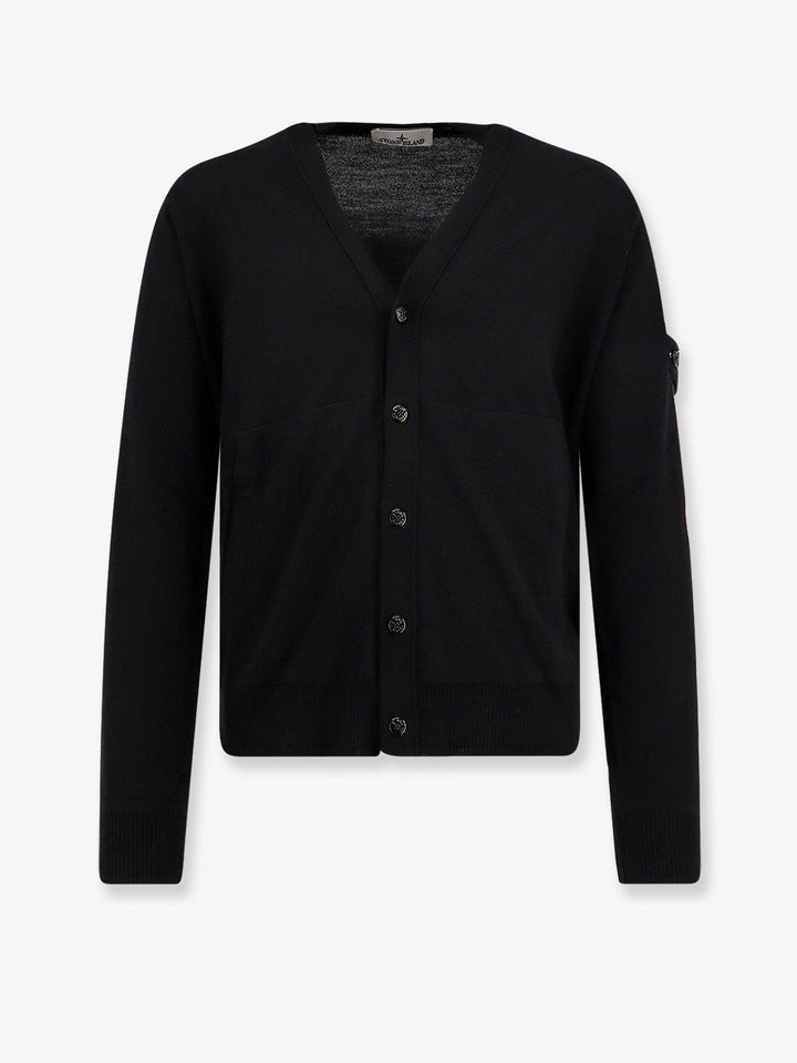 Stone Island Men Virgin Wool Cardigan