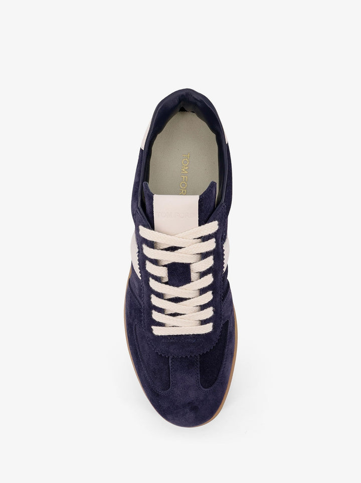 Tom Ford Men Low-Top Suede Sneakers