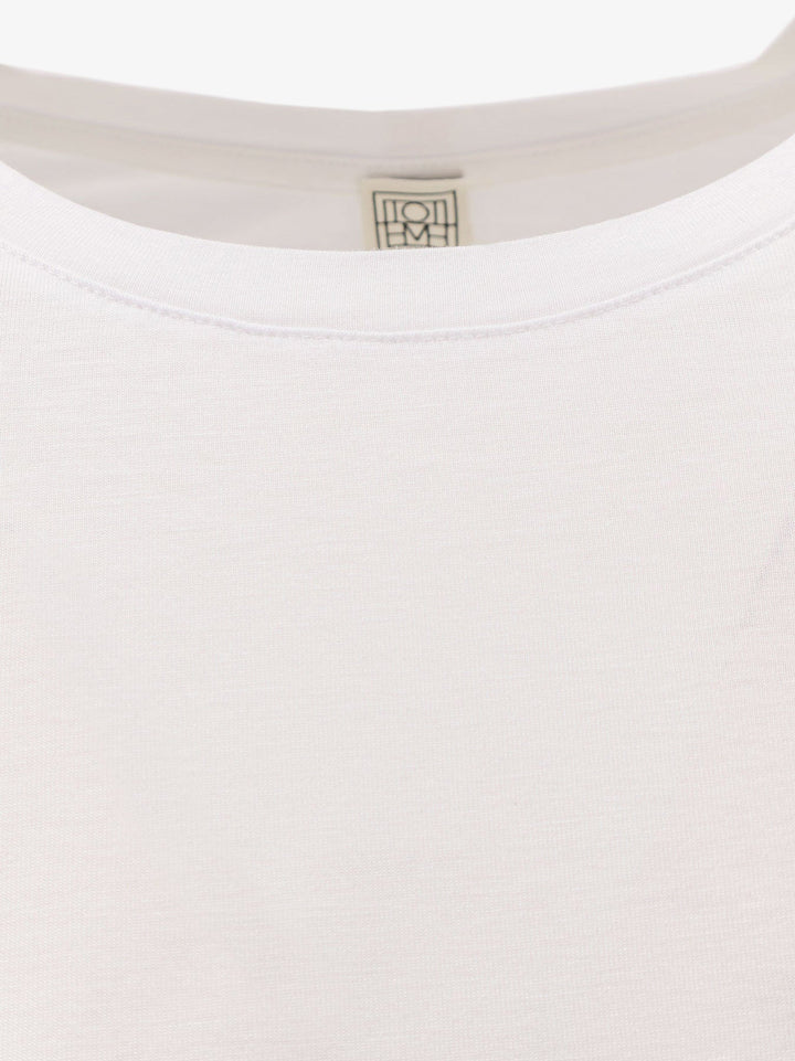 Toteme Women Classic Long-Sleeve Lyocell And Cotton T-Shirt