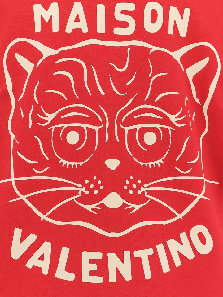 Valentino Men Le Chat De La Maison Cotton T-Shirt