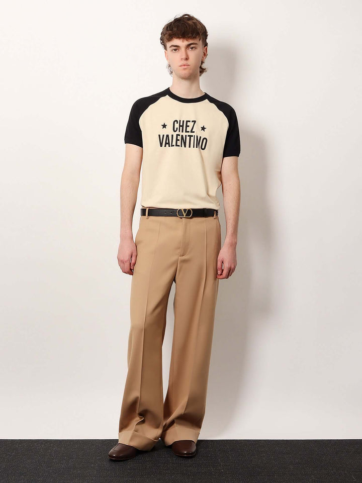 Valentino Men Virgin Wool Trousers