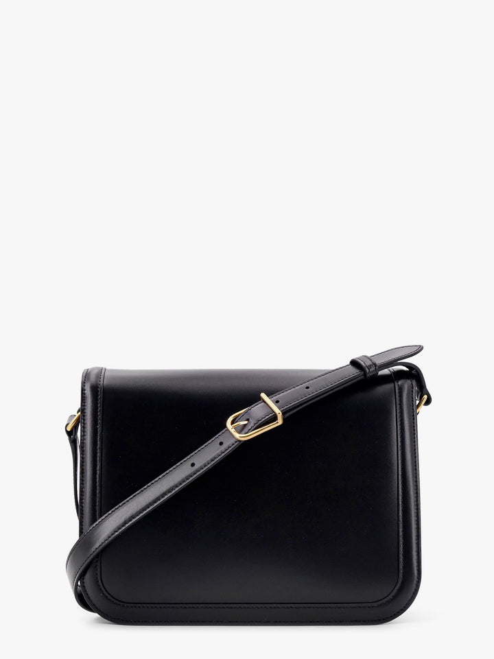 Valentino Garavani Men Valentino Garavani 9To5 Leather Shoulder Bag With Vlogo Signature Closure