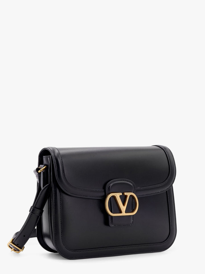 Valentino Garavani Men Valentino Garavani 9To5 Leather Shoulder Bag With Vlogo Signature Closure