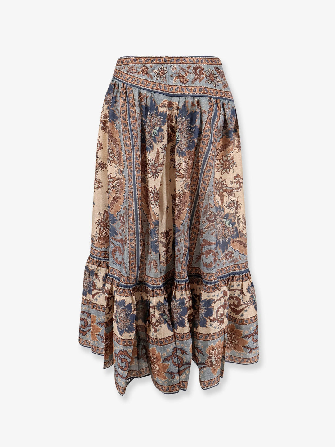 Zimmermann Women Ascension Tiered Midi Skirt