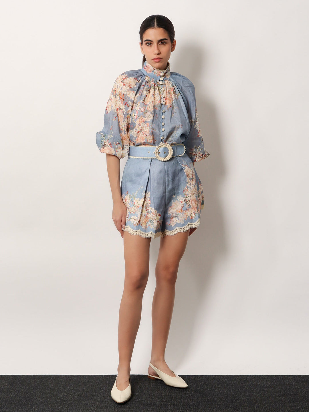 Zimmermann Women Cascadian Billow Ramie Shirt