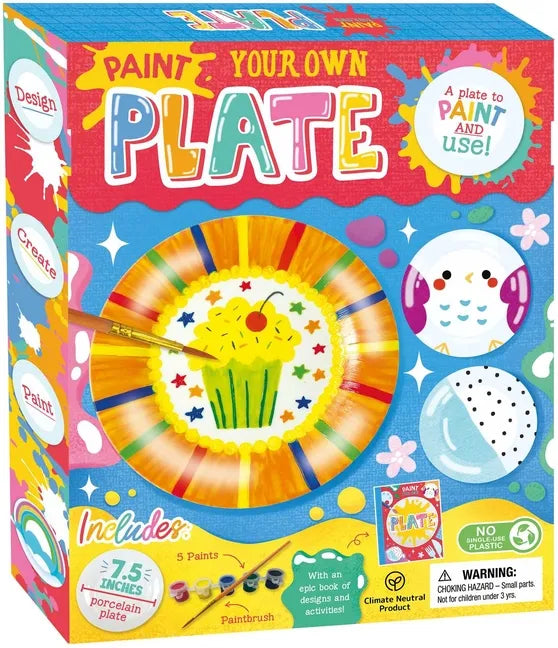 Paint Your Own Plate: Craft Box Set for Kids - Paperback