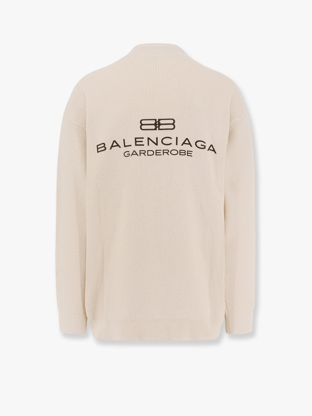 Balenciaga Men Intertwined Cardigan With Bb Garderobe Motif