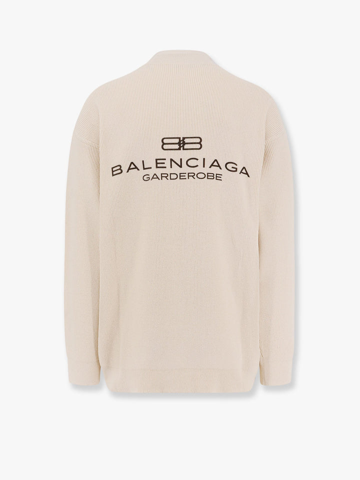 Balenciaga Men Intertwined Cardigan With Bb Garderobe Motif