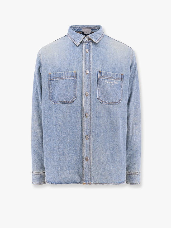 Dior Men Denim Shirt/Jacket With Madras Lining