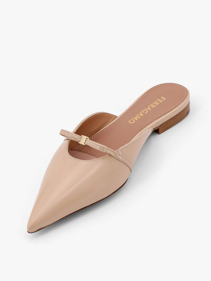Ferragamo Women Giulye Patent Leather Mule
