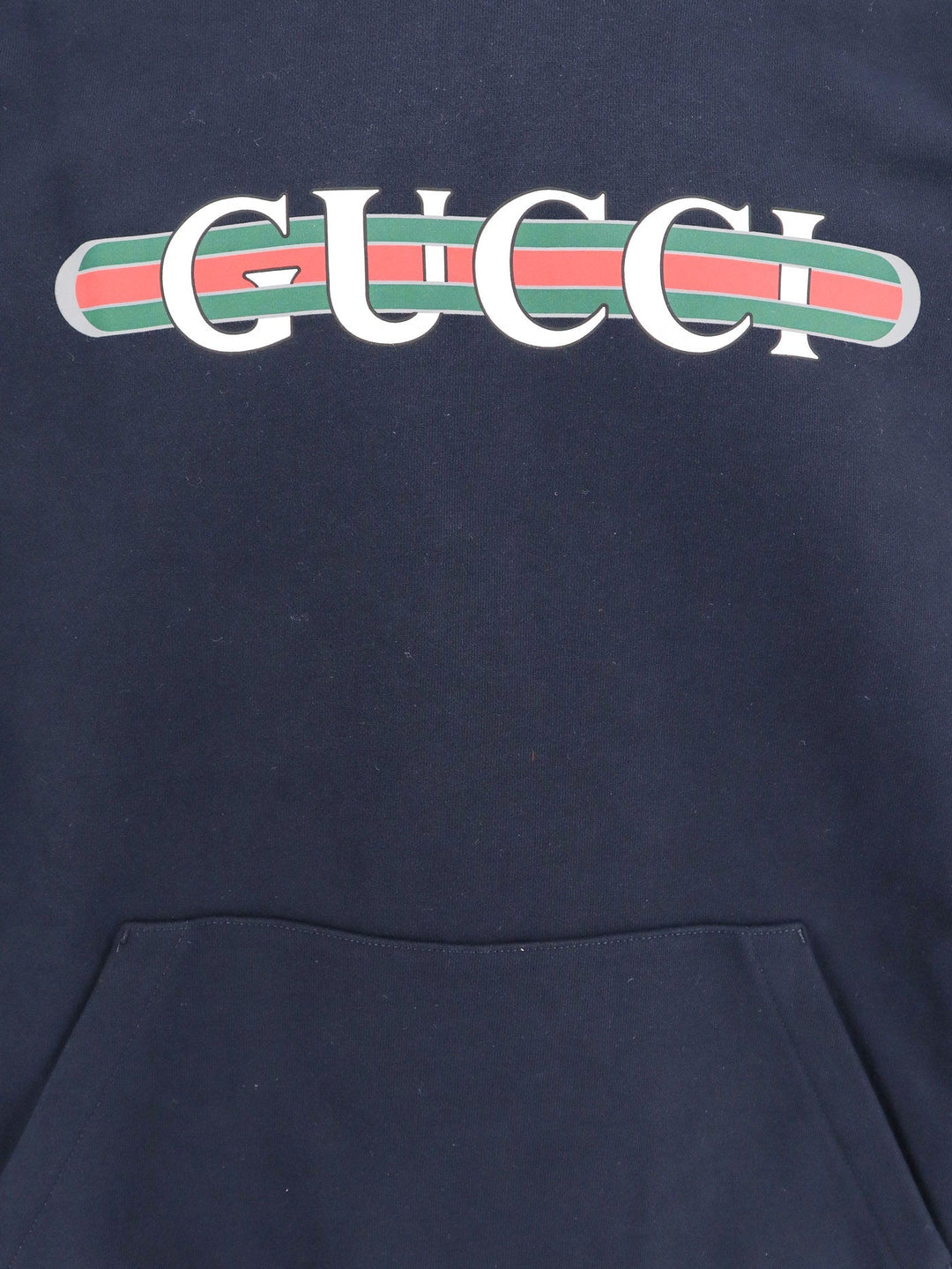 Gucci Men Cotton Sweatshirt With Gucci Web Print
