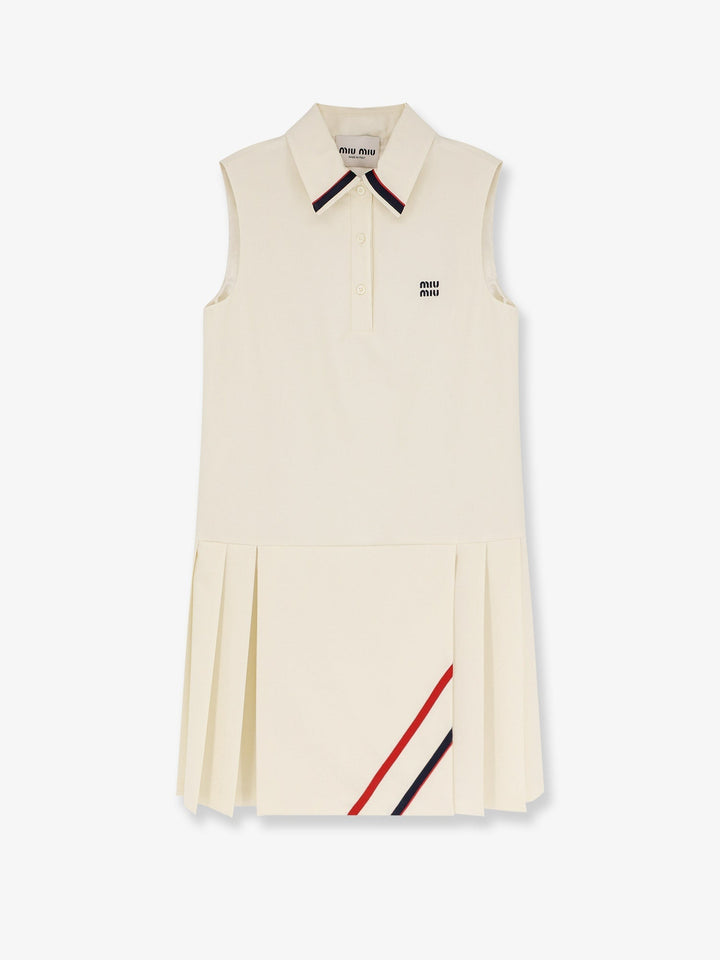 Miu Miu Women Virgin Wool And Mohair Short Dress