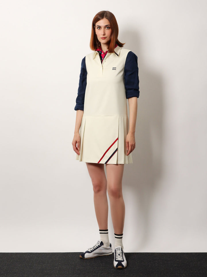 Miu Miu Women Virgin Wool And Mohair Short Dress