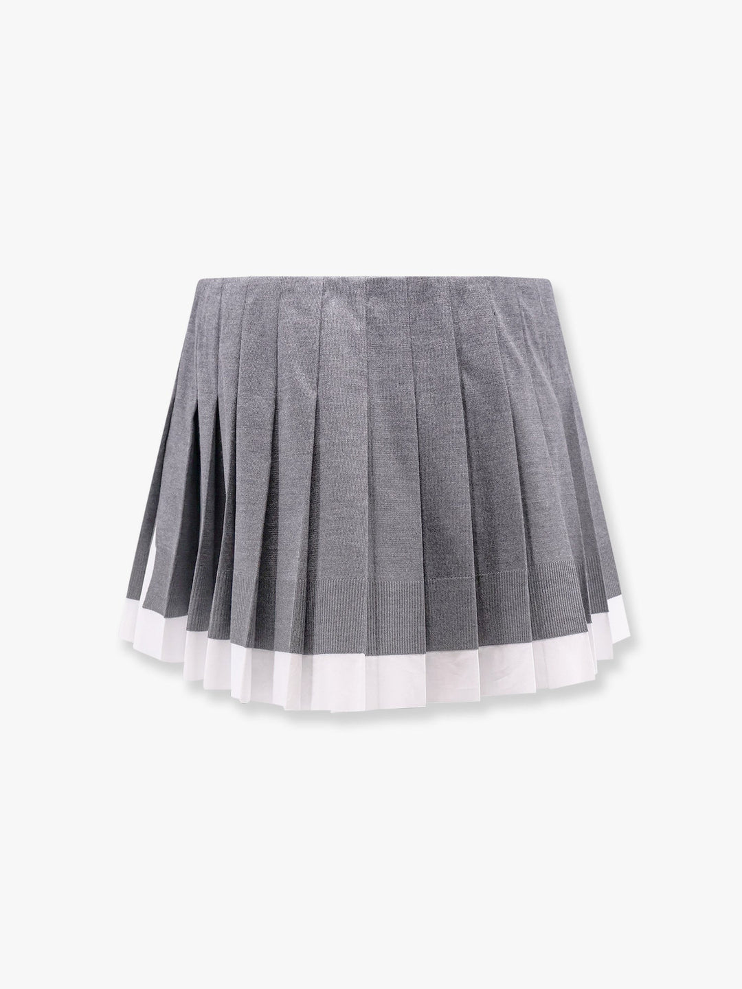 Miu Miu Women Recycled Silk Pleated Skirt
