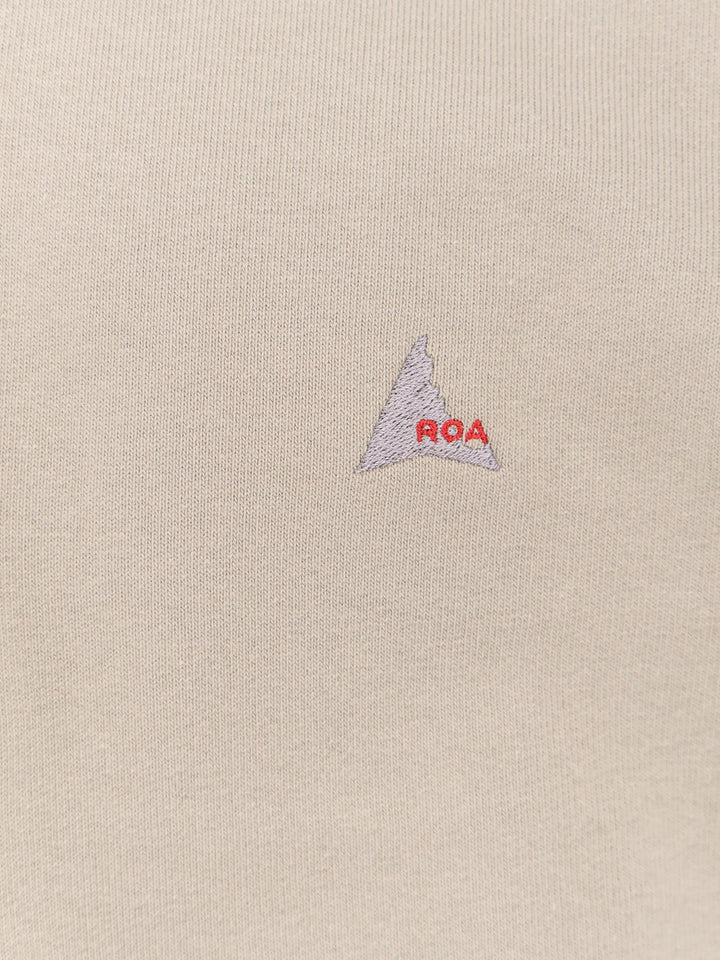 Roa Men Stretch Cotton Sweatshirt With Logo