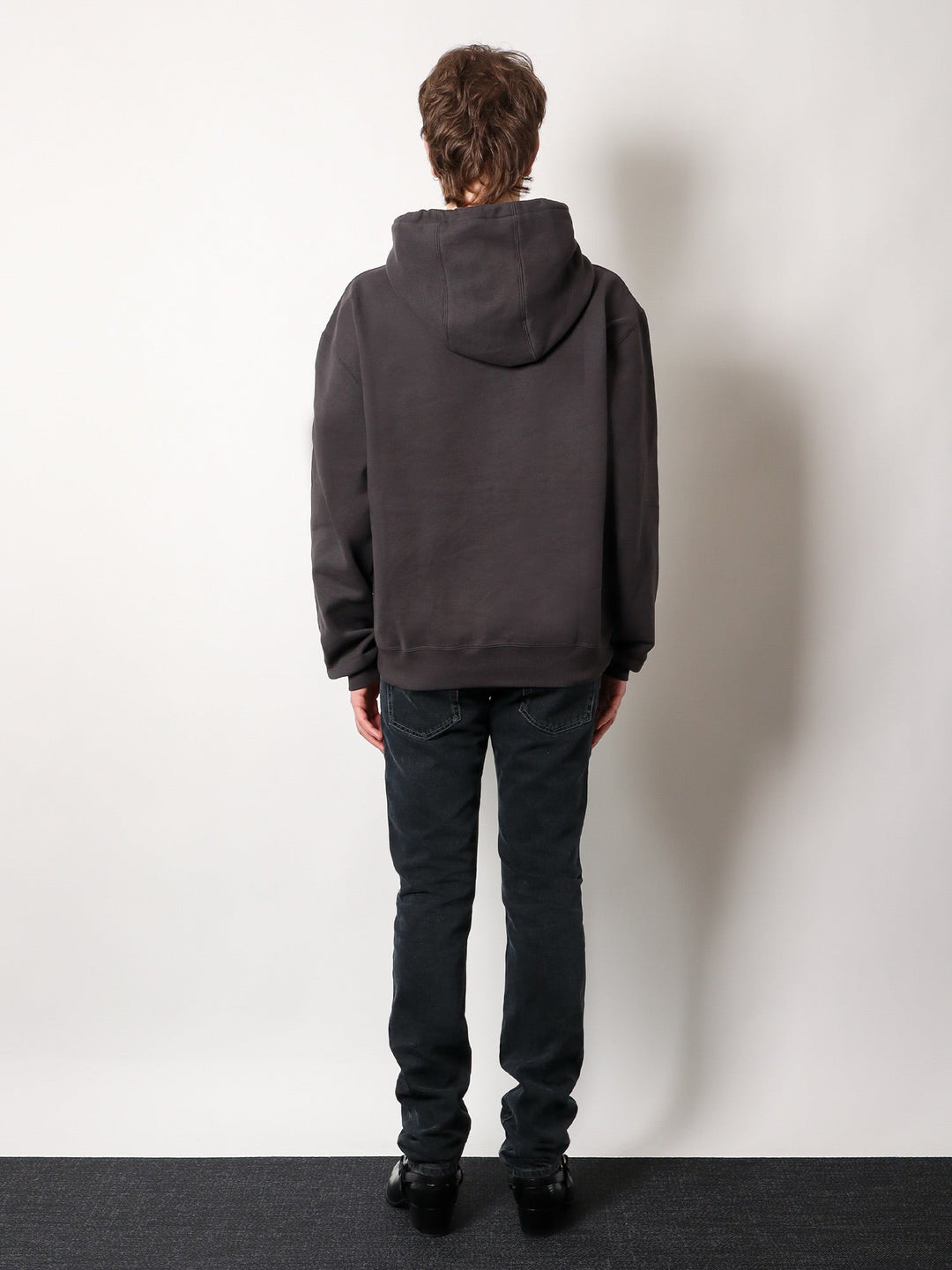 Saint Laurent Men Organic Cotton Sweatshirt With Frontal Logo Embroidery