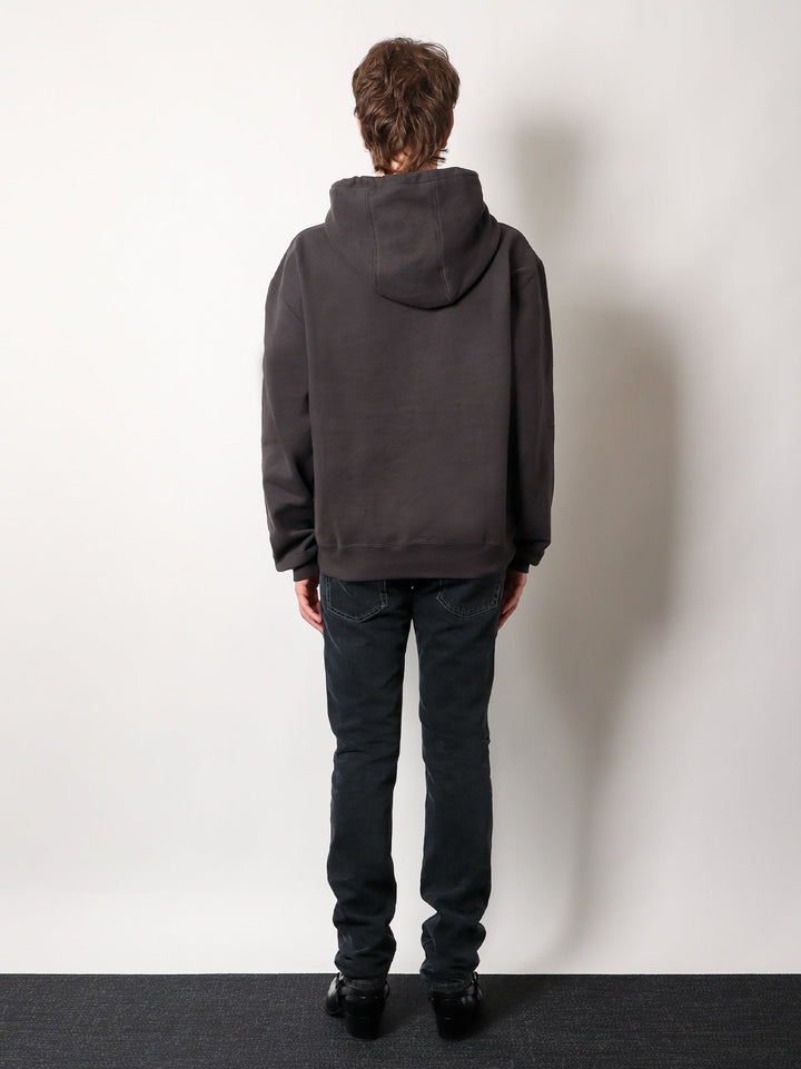 Saint Laurent Men Organic Cotton Sweatshirt With Frontal Logo Embroidery