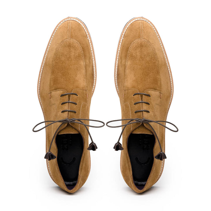 26-220-TOB CAMPO Sueded Goatskin Lace Up, Tobacco