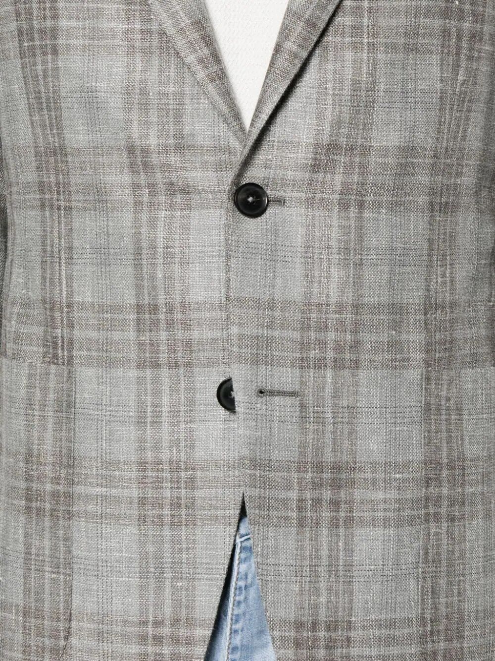 Zegna Men Wool And Silk Blend Jacket
