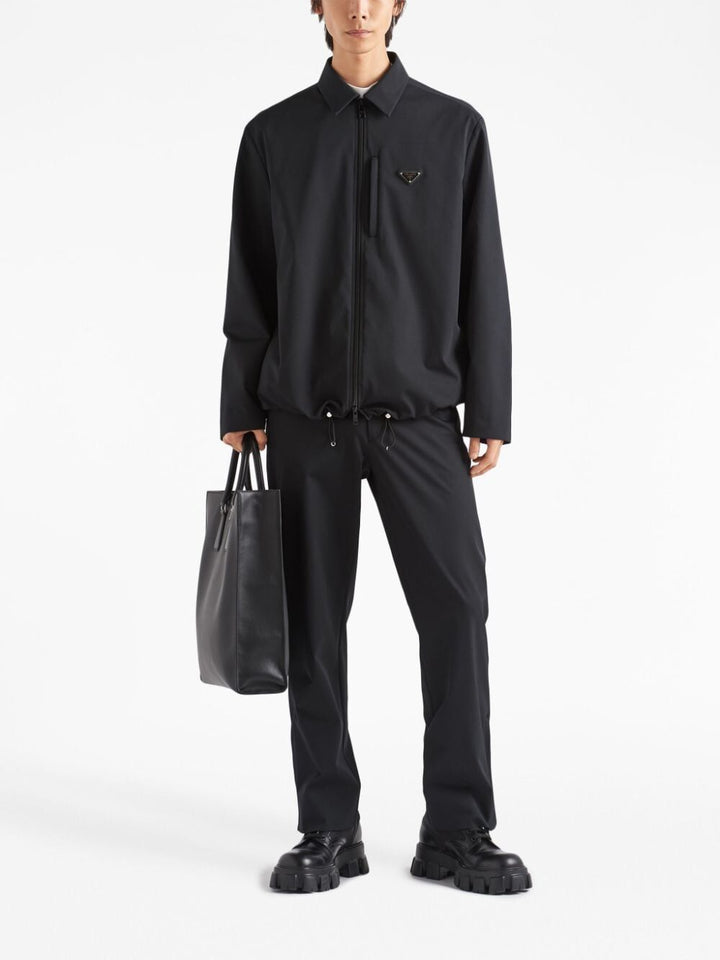 Prada Men Pantaloni In Tecno Stretch