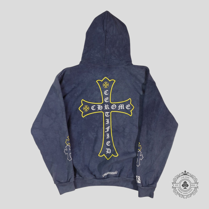 Chrome Hearts Certified Chrome Hoodie in Blue