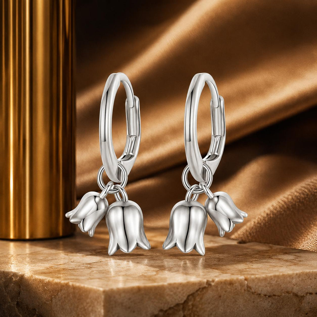 925 Sterling Silver Earrings for Women 20*10mm Oxidized Jewelry