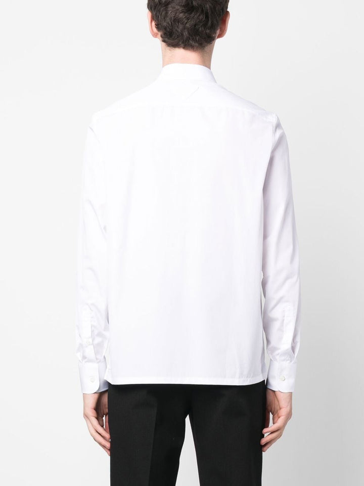 Prada Men Straight-Cut Cotton Shirt
