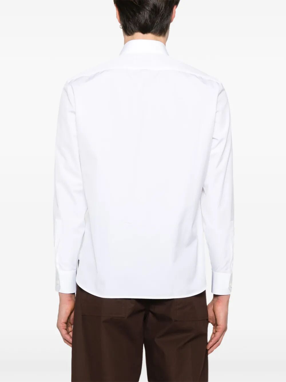 Saint Laurent Men Cotton Poplin Slim Fit Shirt