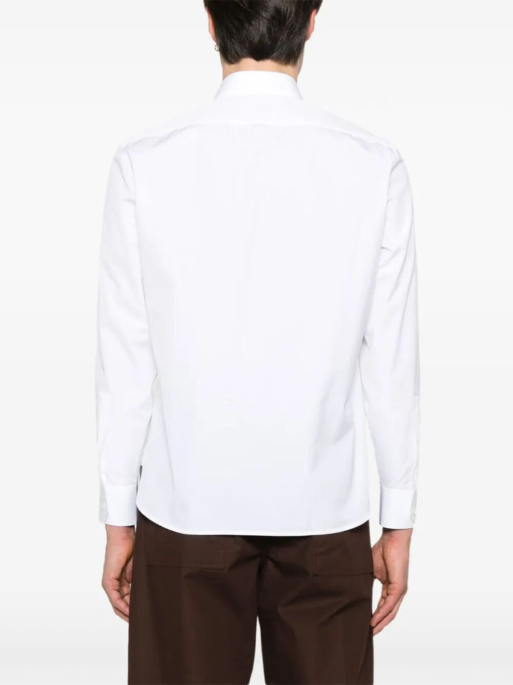 Saint Laurent Men Cotton Poplin Slim Fit Shirt