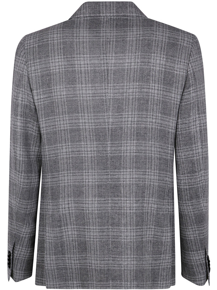 Zegna Men Wool And Linen Jacket