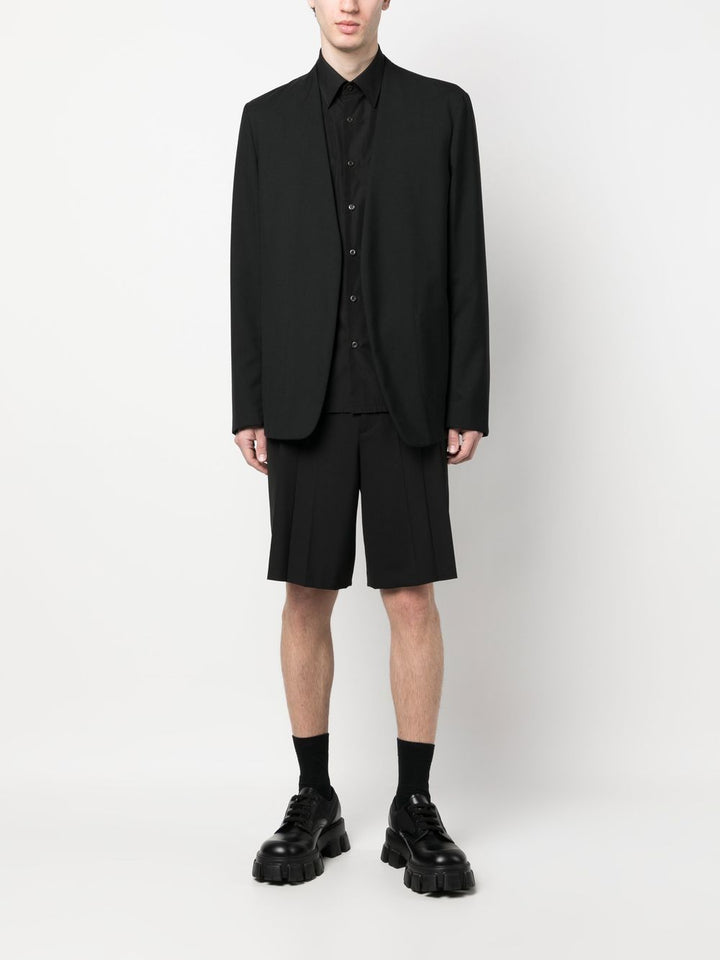Prada Men Straight-Cut Cotton Shirt
