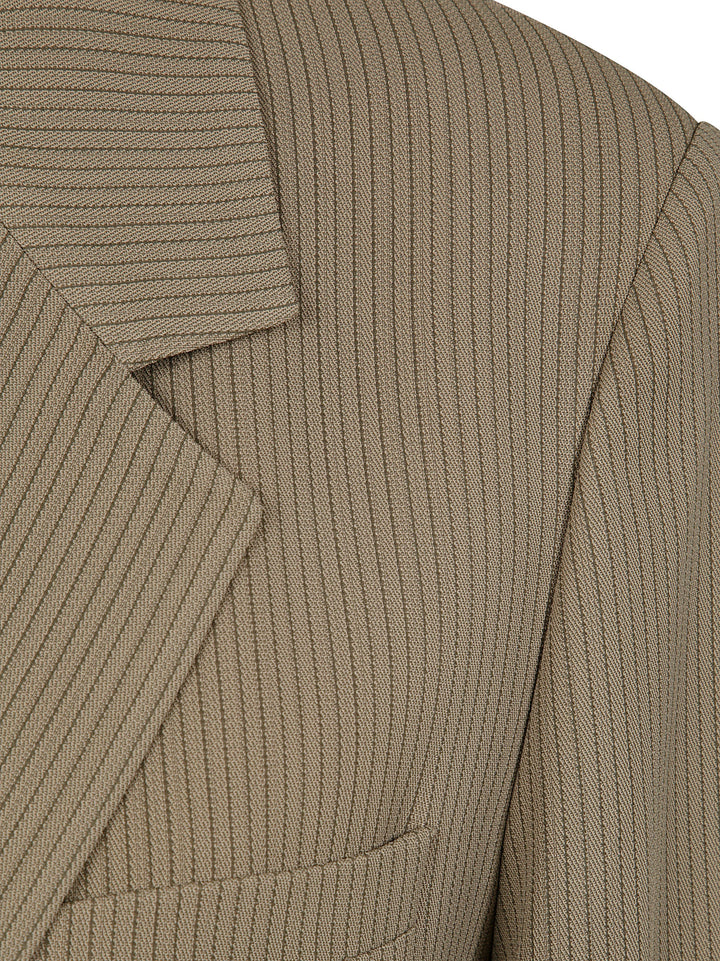 Golden Goose Women Journey W`S Sb Over Jacket Maia Pinstripe Blend Viscose