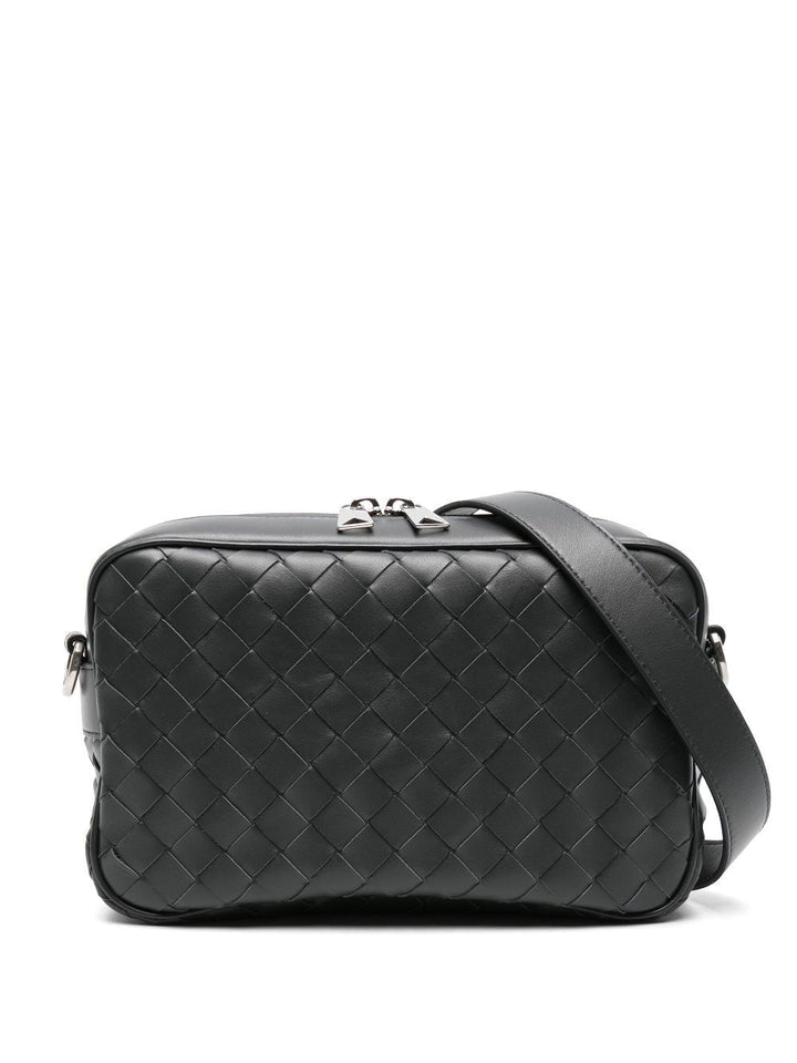 Bottega Veneta Men Camera Bag Intrecciato Piccola