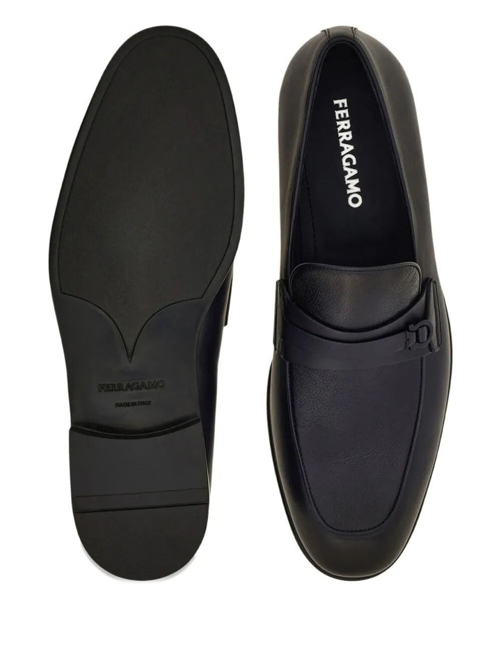 Ferragamo Men Desio Shaded Leather Loafers
