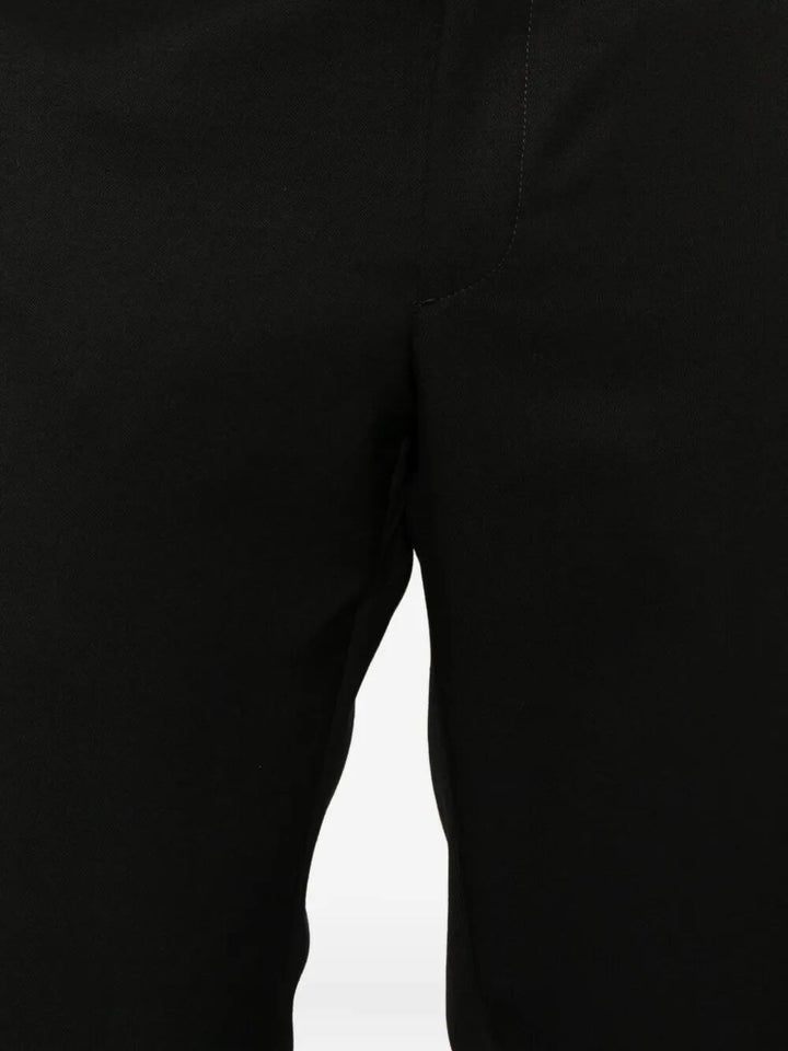 Prada Men Straight Leg Wool Trousers