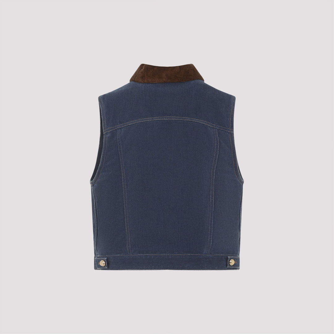 Miu Miu Denim Flock Jacket Women