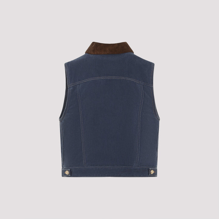 Miu Miu Denim Flock Jacket Women